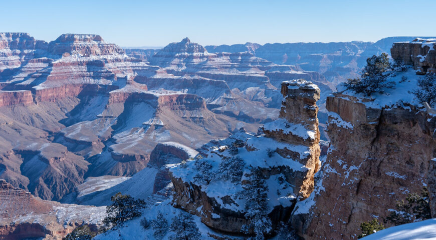 The Grand Canyon is much less crowded in January - Christianson Tours 2