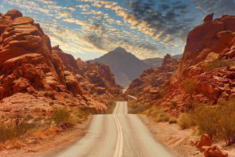 red rock canyon from las vegas near hoover dam | Christianson Tours
